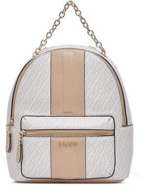 Liu Jo Backpack With Chain Detail - White
