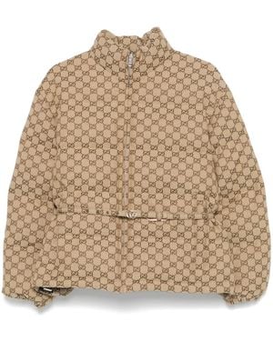 Gucci Gg Canvas Jacket - Natural
