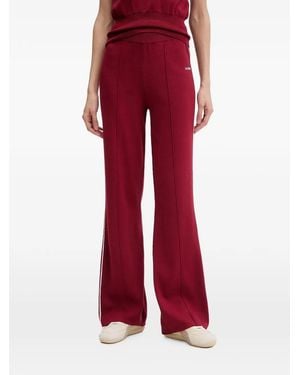 Guess Laurene Side-Stripe Logo-Embroidered Track Pants