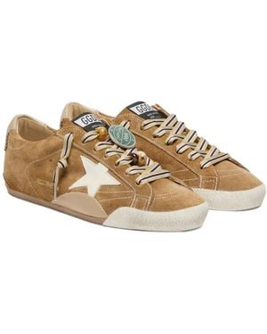 Golden Goose True Star Sneakers aus Wildleder - Mettallic