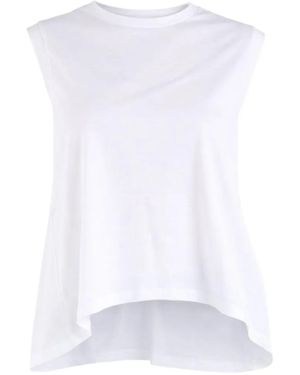 Dondup Open-Back Sleeveless T-Shirt - White