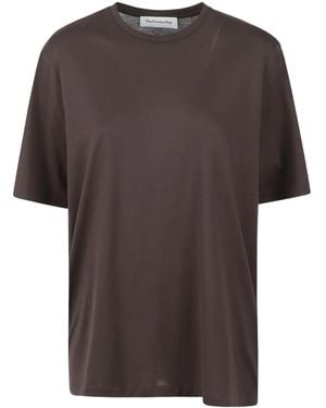 Frankie Shop Harper T-shirt - Brown