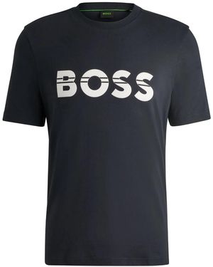BOSS ロゴ Tシャツ - ブラック
