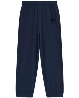 PANGAIA Embroidered Track Trousers - Blue
