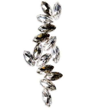 Erdem Crystal-Embellished Brooch - White