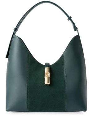 Furla Leather Shoulder Bag M - Green