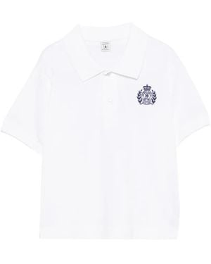 Sporty & Rich Polo À Manches Courtes - White