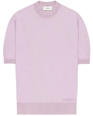 Laneus Knitted T-Shirt - Pink