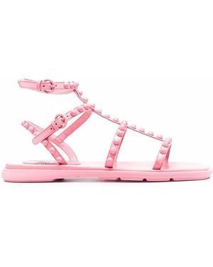 Miu Miu Studded Gladiator Sandals - Pink
