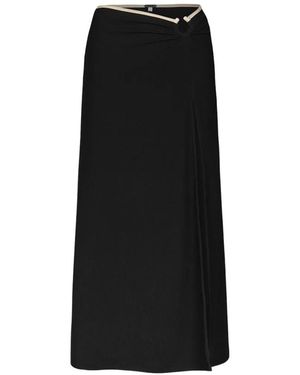 Johanna Ortiz Nuevo Destino Midi Skirt - Black