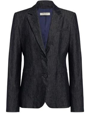Dondup Single-Breasted Denim Blazer - Blue