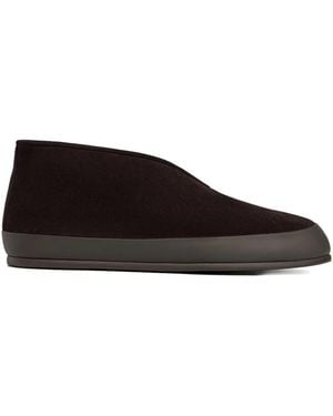 12 STOREEZ Shearling-Lined Loafers - Brown