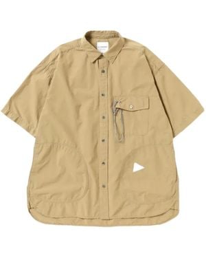 and wander Cordura Ripstop Shirt - Natural