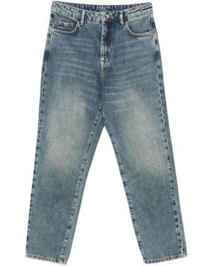 Patrizia Pepe High-Waisted Straight Jeans - Blue