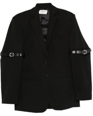 Coperni Belt-Detail Blazer - Black
