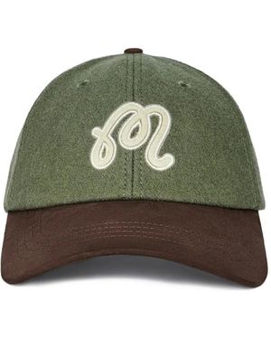 Malbon Golf Script Dad Hat - Green