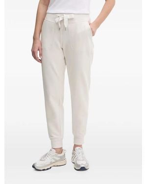 DKNY Elasticized Waistband Track Pants - White