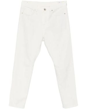 Eleventy Straight-Leg Pants - White