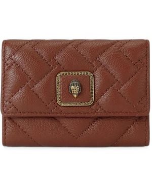 Kurt Geiger Quilted Eagle Wallet - Brown