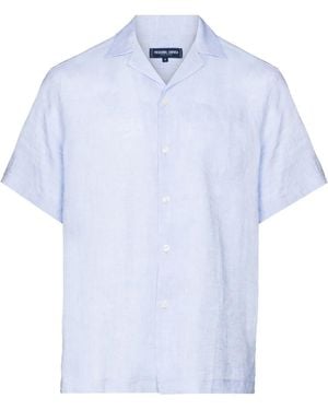 Frescobol Carioca Angelo Linen Shirt - White