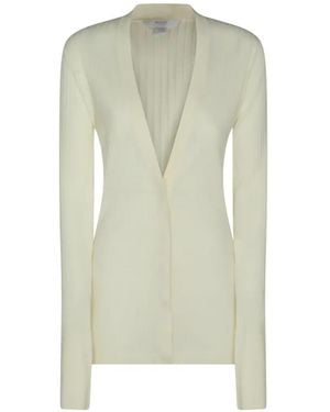 Malo Gerippter Cardigan - Grün