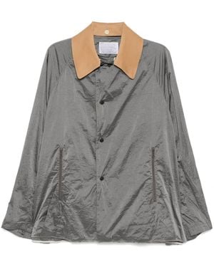 Kolor Button-Up Shirt Jacket - Grey