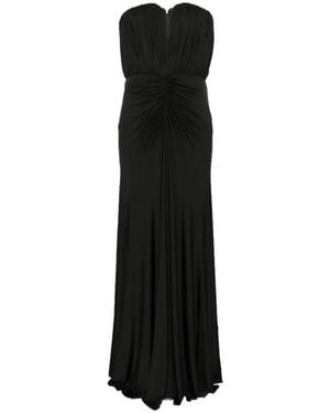 Self-Portrait Bandeau-Maxikleid Aus Schwarzem Jersey