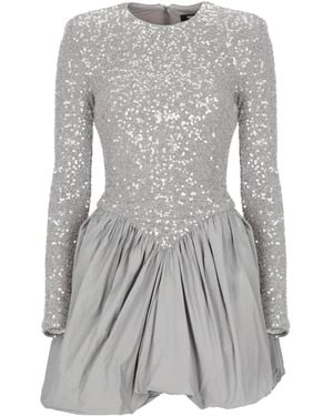 ROTATE BIRGER CHRISTENSEN Sequin-Embellished Mini Dress - Grey