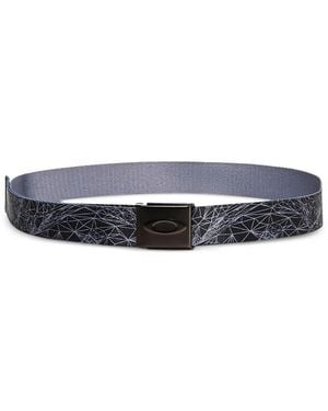Oakley Ellipse Geometric-Print Belt - White