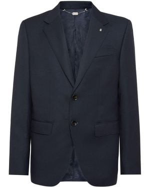 Billionaire Single-Breasted Blazer - Blue