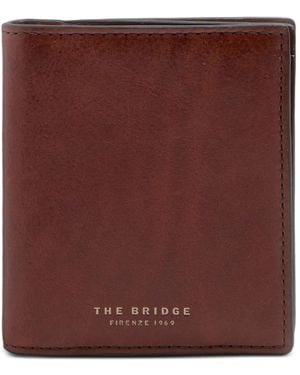 The Bridge Logo-Print Leather Wallet - Purple