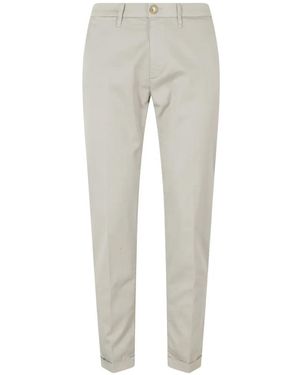 Re-hash Turn-Up Chino Trousers - Grey