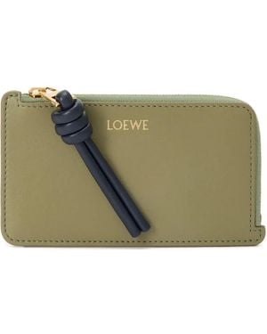 Loewe Knot Zip-fastening Wallet - グリーン