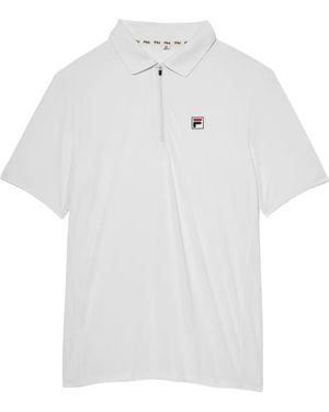 Fila Short-Sleeve Polo Shirt - White