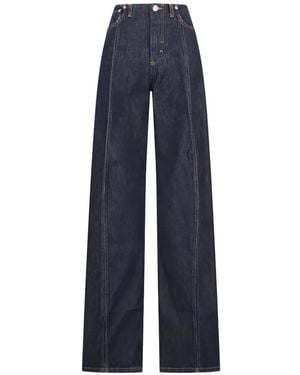 Sportmax Pressed-Crease Straight-Leg Jeans - Blue