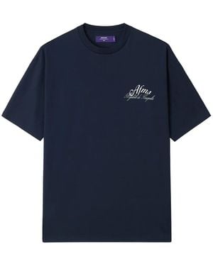 AFTERMATHS Graphic-Print T-Shirt - Blue