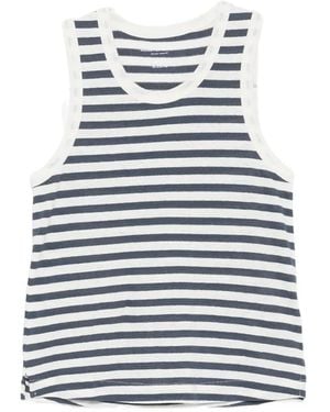 Majestic Filatures Striped Sleeveless Tank Top - Multicolour