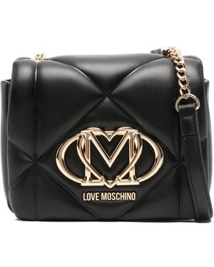 Love Moschino ロゴ ショルダーバッグ - ブラック