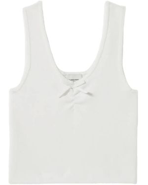 Claudie Pierlot Round Neck Knitted Top - White