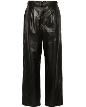Lemaire Belted Trousers - Black
