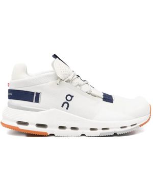 On Shoes Cloudnova Mesh-Panelled Trainers - White