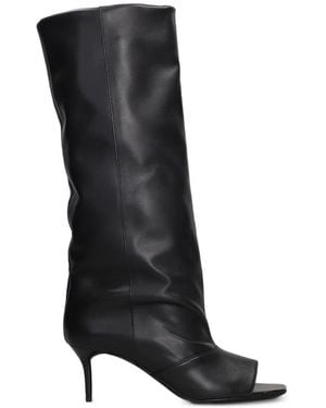 IRO Botas Con Puntera Abierta - Negro