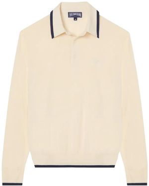 Vilebrequin Contrast-Trim Polo Shirt - Natural