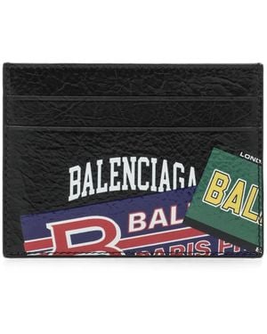 Balenciaga Mehrfarbiges Kartenetui - Schwarz