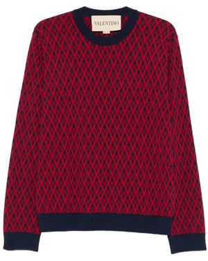 Valentino Garavani Toute La V Jumper - Red