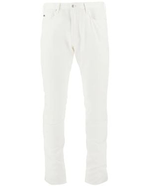 Emporio Armani Logo Pocket Trousers - White