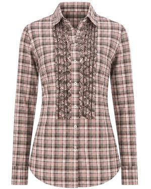 Fred Perry Camisa Con Detalle De Volantes - Rosa