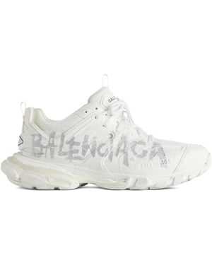 Balenciaga Track Nail Polish Trainers - White