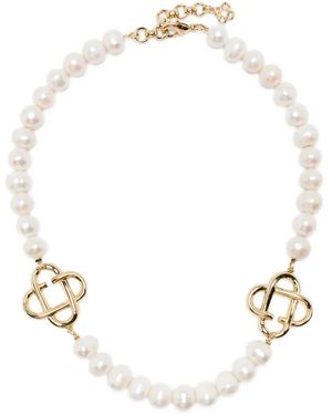 CASABLANCA Pearl-Embellished Necklace - White