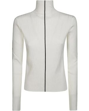 8pm Haut À Motif En Jacquard - Blanc